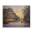 thumbnail image 1 of Stupell Industries Vintage City Street View Cityscapes Painting White Framed Art Print Wall Art, 20 x 16, 1 of 6