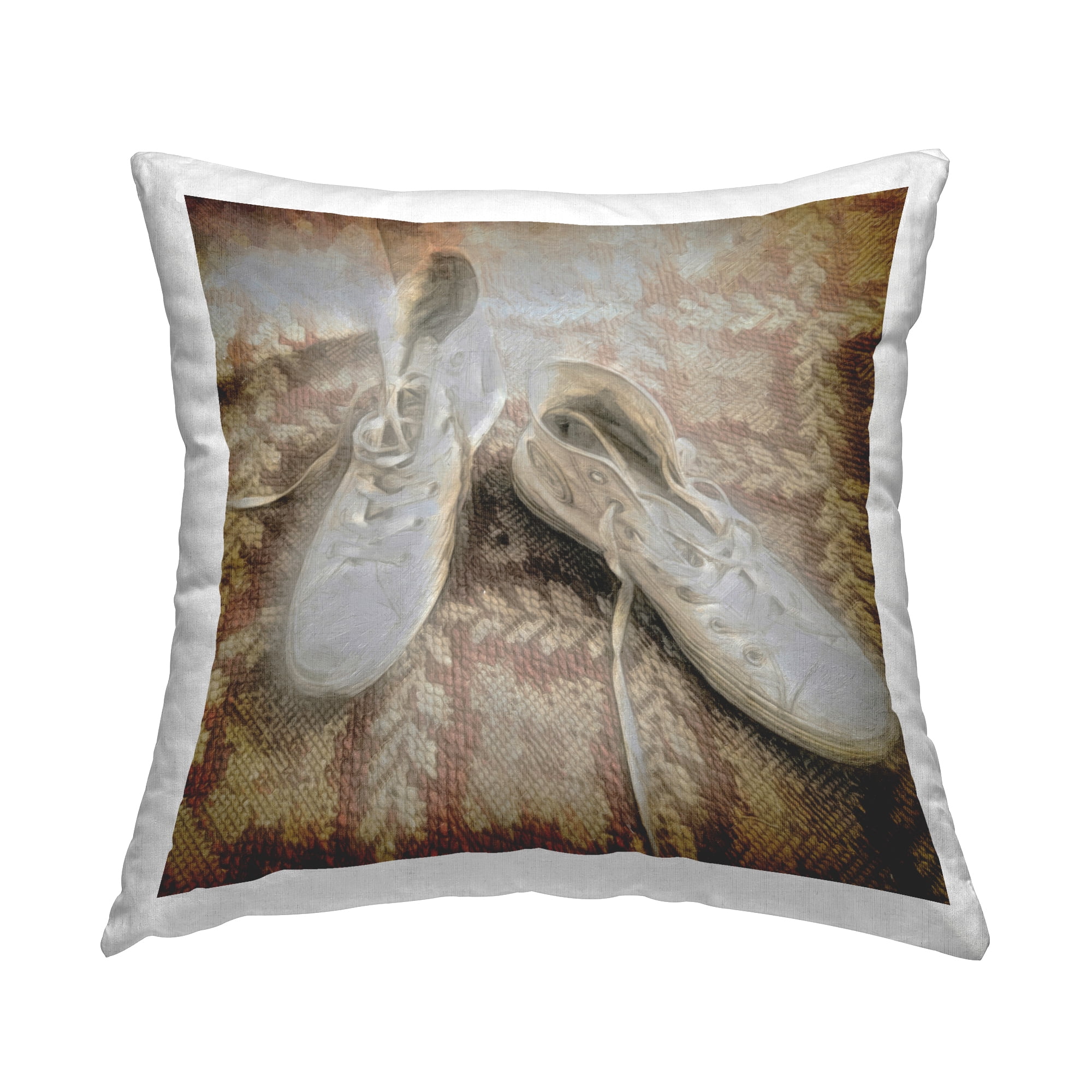 Stupell Industries Vintage Classic High Tops Decorative Printed Throw Pillow Design by Graffitee Studios.
