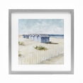 thumbnail image 1 of Stupell Industries Coastal Vintage Coastline Nautical Shacks Gray Framed Print Under Glass, 16 x 16, by Lorenzo Collective, 1 of 8