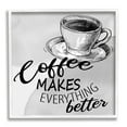 thumbnail image 1 of Stupell Industries Vintage Coffee Phrase Food & Beverage Painting White Framed Art Print Wall Art, 24 x 24, 1 of 9