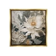 thumbnail image 1 of Stupell Industries Vintage Curling Petals Botanical & Floral Painting Gold Floater Framed Canvas Art Print Wall Art, 18 x 18, 1 of 10
