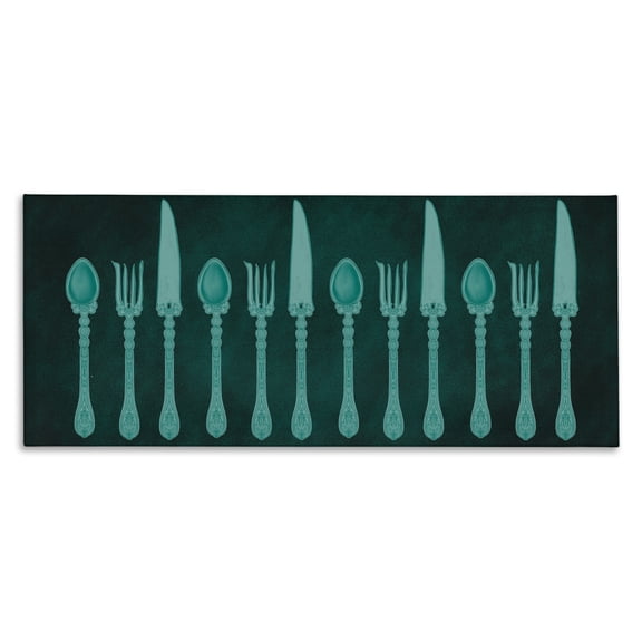 Stupell Industries Vintage Cutlery Collection Canvas Wall Art design by Giao Williams, 10 x 24