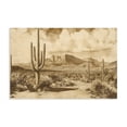 thumbnail image 1 of Stupell Industries Rustic Lodge Vintage Desert Peaks with Saguaro Canvas Art, 45 x 30, by Franklyn Gregory, 1 of 8