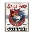 thumbnail image 1 of Stupell Industries Vintage Early Bird Coffee Food & Beverage Painting Gray Framed Art Print Wall Art, 24 x 30, 1 of 2