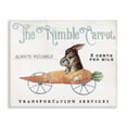 thumbnail image 1 of Vintage Easter Bunny The Nimble Carrot Transportation Advertisement, Easter Bunny Vintage Nimble Carrot Mobile Spring Rabbit Canvas Art, 40 x 30, A - By Daphne Polselli, 1 of 6