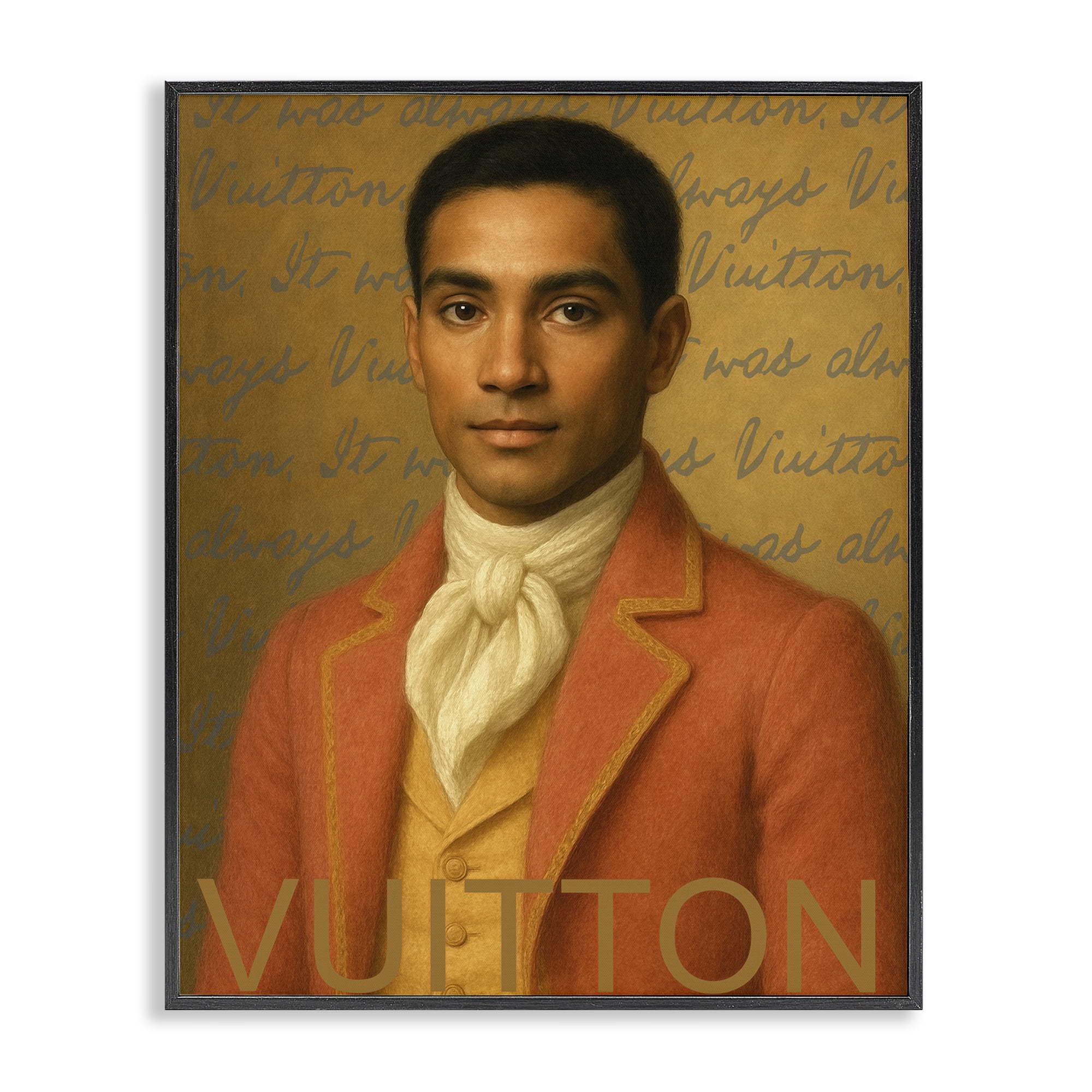 Stupell Industries Vintage Fashion Gent Black Framed Giclee Art, design by Grotto Studios