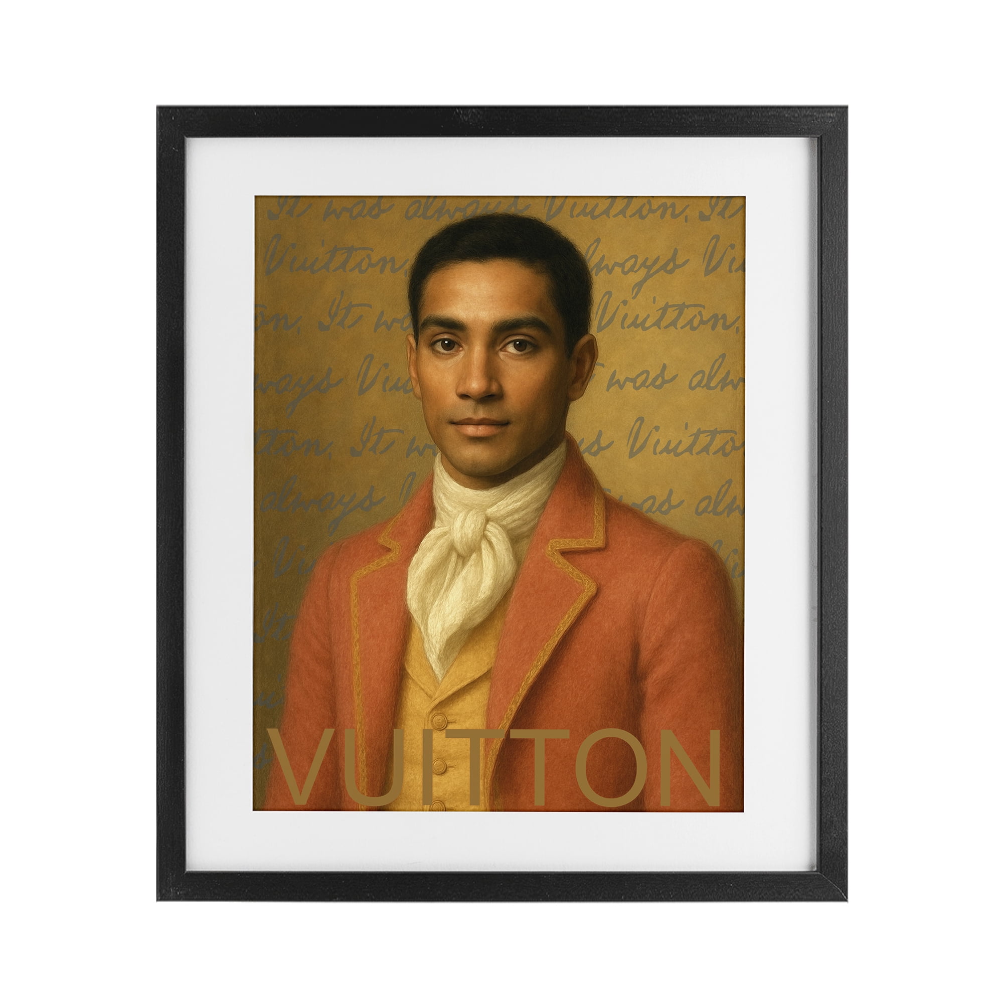 Stupell Industries Vintage Fashion Gent Black Framed Print Under Glass, design by Grotto Studios