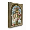 thumbnail image 1 of Stupell Industries Vintage Floral Bouquet Brown Gothic Window Arch Design by Ziwei Li, 36" x 48", 1 of 1