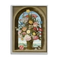thumbnail image 1 of Stupell Industries Vintage Floral Bouquet Brown Gothic Window Arch Design by Ziwei Li, 1 of 5