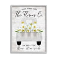 thumbnail image 1 of Stupell Industries Vintage Flower Co. Daisy Blooms Filled Pickup Truck Graphic Art Gray Framed Art Print Wall Art, Design by Lettered and Lined, 1 of 7