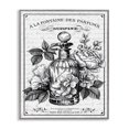 thumbnail image 1 of Stupell Industries Vintage French Perfume & Blossoms Gray Framed Giclee Art design by Lettered and Lined, 20 x 16, 1 of 8