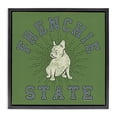 thumbnail image 1 of Stupell Industries Vintage Frenchie State Novelty & Humor Painting Black Floater Framed Canvas Art Print Wall Art, 18 x 18, 1 of 10