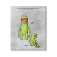 thumbnail image 1 of Stupell Industries Vintage Frog Puppet Diagram Graphic Art Gallery Wrapped Canvas Print Wall Art, Design by Karl Hronek, 1 of 7
