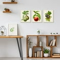 thumbnail image 1 of Stupell Industries Vintage Fruits Drawing Kitchen Dining Room Painting Design 3pc Canvas Art Set by Vision Studio, 1 of 2