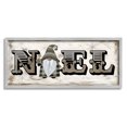 thumbnail image 1 of Stupell Industries Vintage Gnome Noel Phrase Graphic Art Gray Framed Art Print Wall Art, Design by Livi Finn, 1 of 7