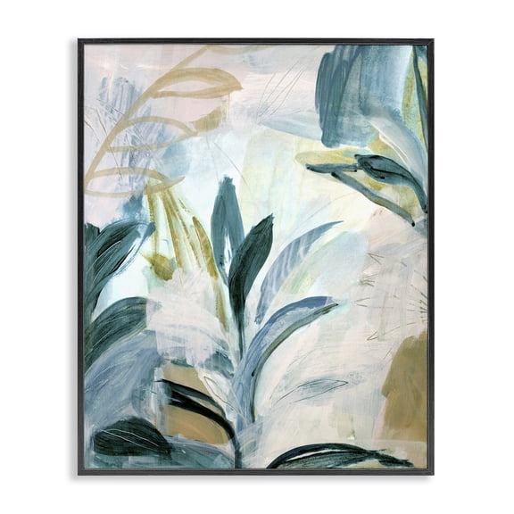 Stupell Industries Vintage Hawaii Native Plants Floral Painting Black Framed Art Print Wall Art, 24 x 30