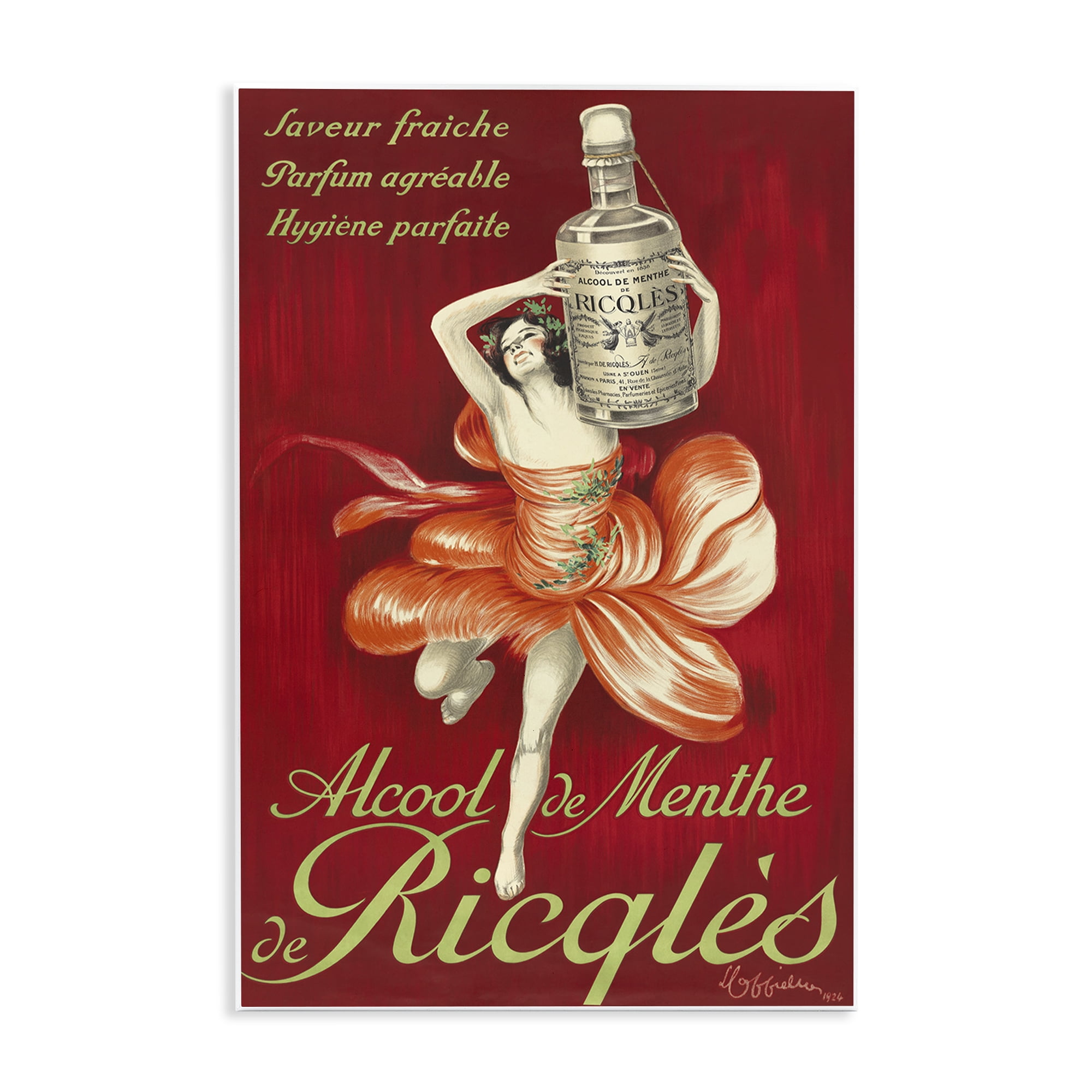 Stupell Industries Vintage Herbal Remedy Advertisement Wall Plaque Art, design by Leonetto Cappiello