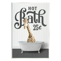 Stupell Industries Vintage Hot Bath Animal Animals & Insects Painting Unframed Art Print Wall Art, 10 x 15