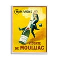 thumbnail image 1 of Stupell Industries Vintage Illustration Champagne Vicomte de Moulliac Pop Bottle Painting Framed Art Print Wall Art, 11x14, By Marcus Jules, 1 of 5