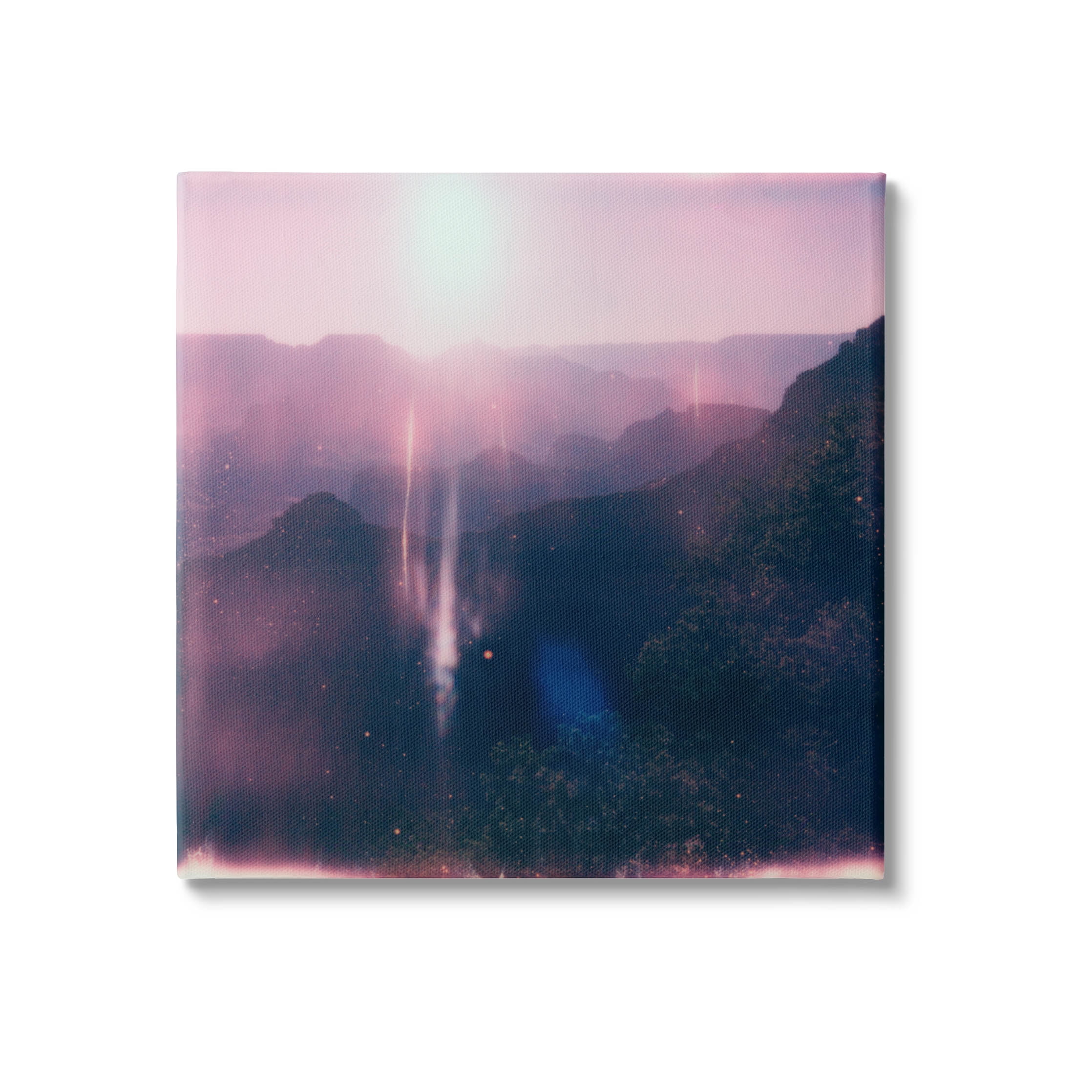 Stupell Industries Vintage Lens Flare Mountain Photograph Gallery Wrapped Canvas Print Wall Art, Design by Jacob Green