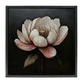 thumbnail image 1 of Stupell Industries Vintage Lotus Flower Black Framed Floater Canvas Wall Art design by LSR Creative Studio, 25 x 25, 1 of 9