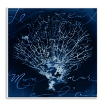 Stupell Industries Vintage Marine Life Coastal Painting Unframed Art Print Wall Art, 12 x 12