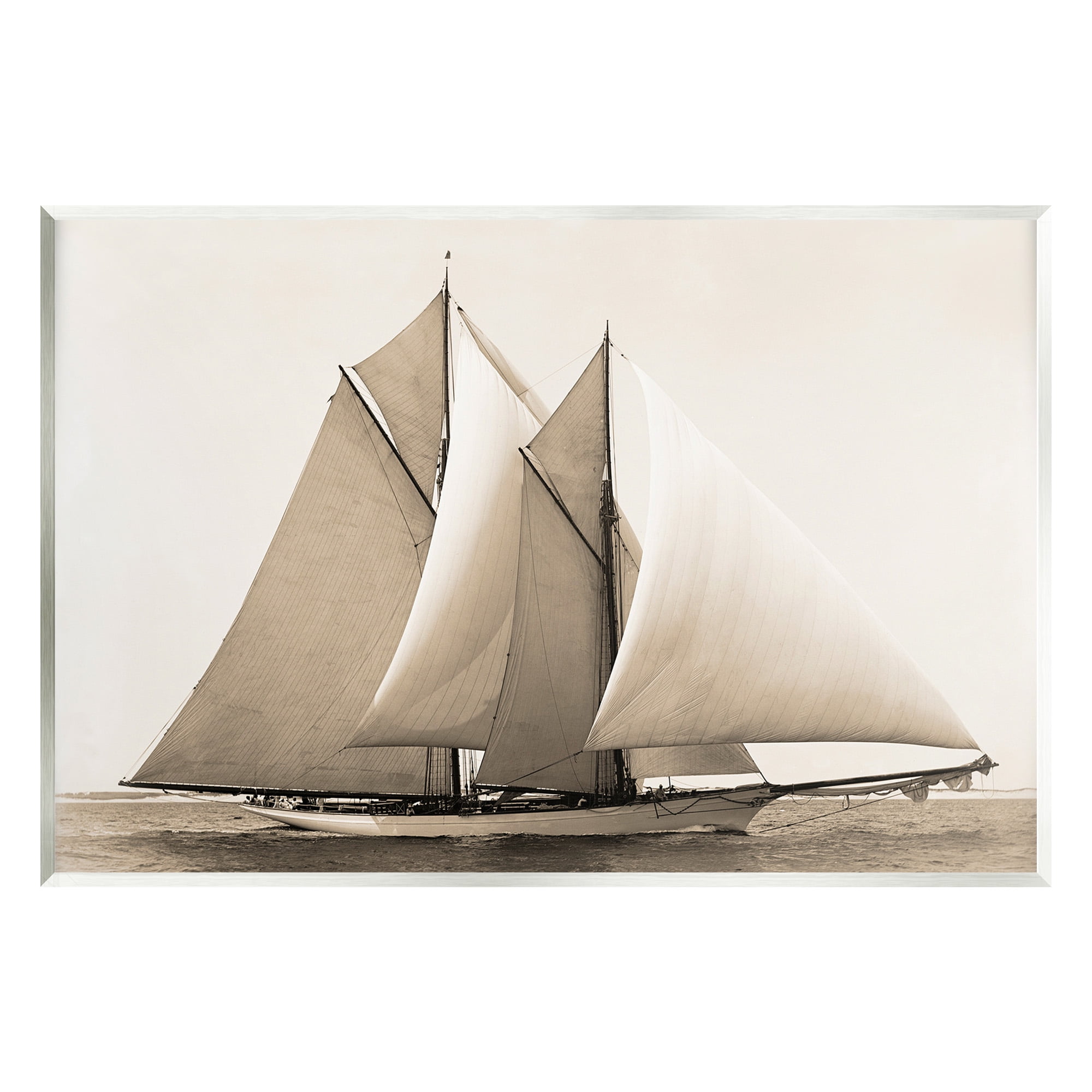 Stupell Industries Vintage Marine Ship Transportation Photography Unframed Art Print Wall Art, 19 x 13