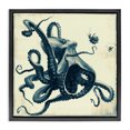 thumbnail image 1 of Stupell Industries Traditional Vintage Maritime Octopus Black Floating Frame Canvas Art, 18 x 18, by Vlad Mel, 1 of 8