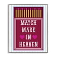 thumbnail image 1 of Stupell Industries Traditional Vintage Match Made In Heaven Gray Framed Giclee Art, 24 x 30, by Lil' Rue, 1 of 8