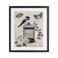 thumbnail image 1 of Stupell Industries Vintage Menagerie Bird Black Framed Print Under Glass design by Nan, 16 x 13, 1 of 10
