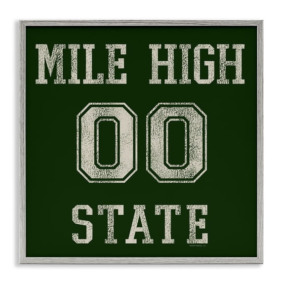 Stupell Industries Contemporary Gray Framed Giclee Art, 24 x 24, by Higher Learning/Life Is High