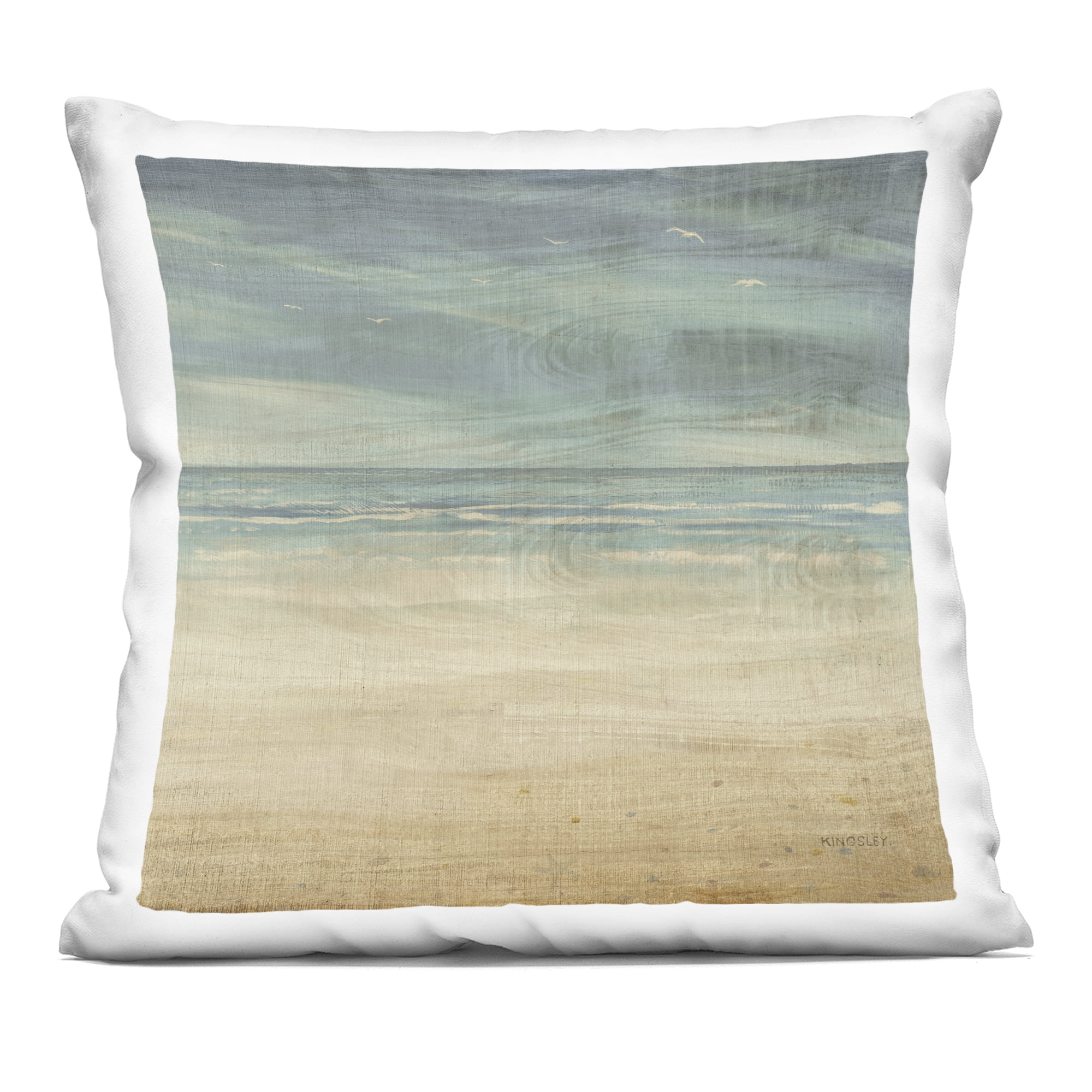 Stupell Industries Vintage Misty Coast Decorative Printed Throw Pillow, design by Dan Meneely