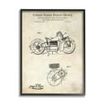 thumbnail image 1 of Stupell Industries Vintage Motorcycle Shaft Drive Machinery Blueprint Diagram Framed Wall Art, 11 x 14, Design by Karl Hronek, 1 of 5