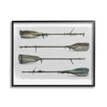 thumbnail image 1 of Stupell Industries Vintage Nautical Boat Oars Transportation Painting Black Framed Art Print Wall Art, 30 x 24, 1 of 9
