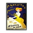 thumbnail image 1 of Stupell Industries Vintage Parisian Amandine's Biscuits European Advertisement Food & Beverage Painting Black Framed Art Print Wall Art, 24 x 30, 1 of 7
