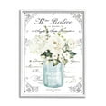 thumbnail image 1 of Stupell Industries Vintage Parisian Floral Bouquet White Farmhouse Flowers, 24 x 30,Design by Lettered and Lined, 1 of 5
