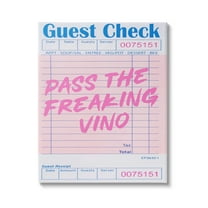 Stupell Industries Vintage Pass the Vino Inspirational Painting Gallery Wrapped Canvas Art Print Wall Art, 16 x 20