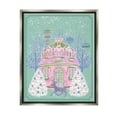 thumbnail image 1 of Stupell Industries Vintage Pastel Holiday Reindeer Graphic Art Luster Gray Floating Framed Canvas Print Wall Art, Design by Melissa Wang, 1 of 6