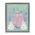 thumbnail image 1 of Stupell Industries Art Deco Vintage Pastel Holiday Reindeer Gray Floating Frame Canvas Art, 17 x 21, by Melissa Wang, 1 of 7