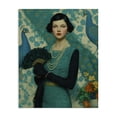 thumbnail image 1 of Stupell Industries Art Deco Vintage Peacock Poise Canvas Art, 24 x 30, by A Barefoot Stylist, 1 of 8