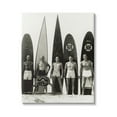 thumbnail image 1 of Stupell Industries Vintage Photography Men Surfer Surfboards Beach Sport Photograph Gallery Wrapped Canvas Print Wall Art, Design by Graffitee Studios, 1 of 7