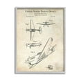 thumbnail image 1 of Stupell Industries Vintage Plane Flight Diagram Graphic Art Gray Framed Art Print Wall Art, Design by Karl Hronek, 1 of 7