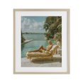 thumbnail image 1 of Stupell Industries Traditional Vintage Poolside Woman Birch Framed Print Under Glass, 17 x 21, by Franklyn Gregory, 1 of 8