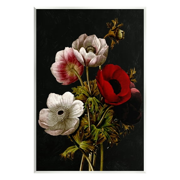 Stupell Industries Vintage Poppy Bouquet Botanical & Floral Painting Unframed Art Print Wall Art, 10 x 15