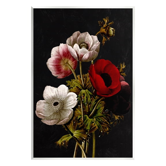 Stupell Industries Vintage Poppy Bouquet Botanical & Floral Painting Unframed Art Print Wall Art, 10 x 15