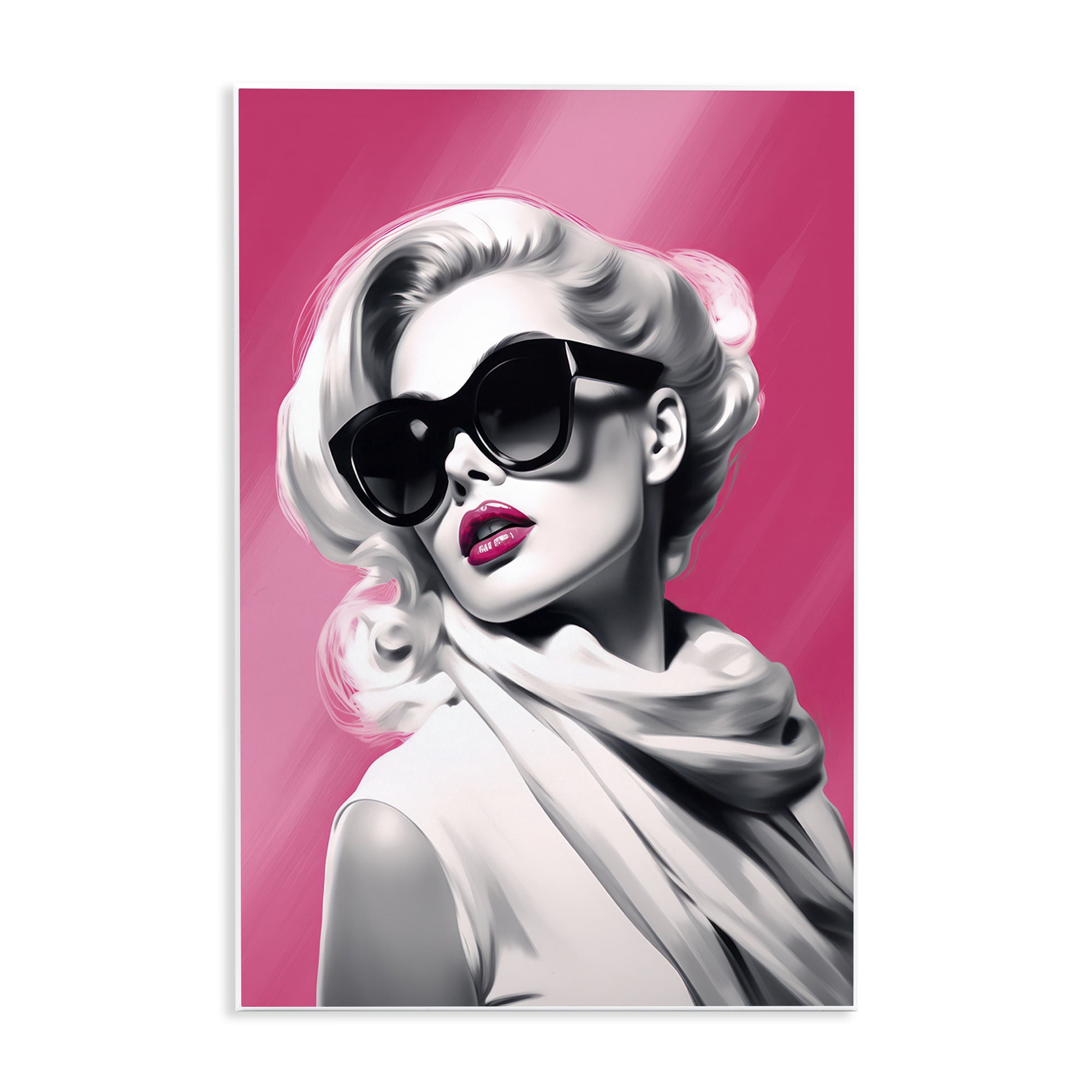 Stupell Industries Vintage Retro Chic Portrait Wall Plaque Art, design by Andrea Haase