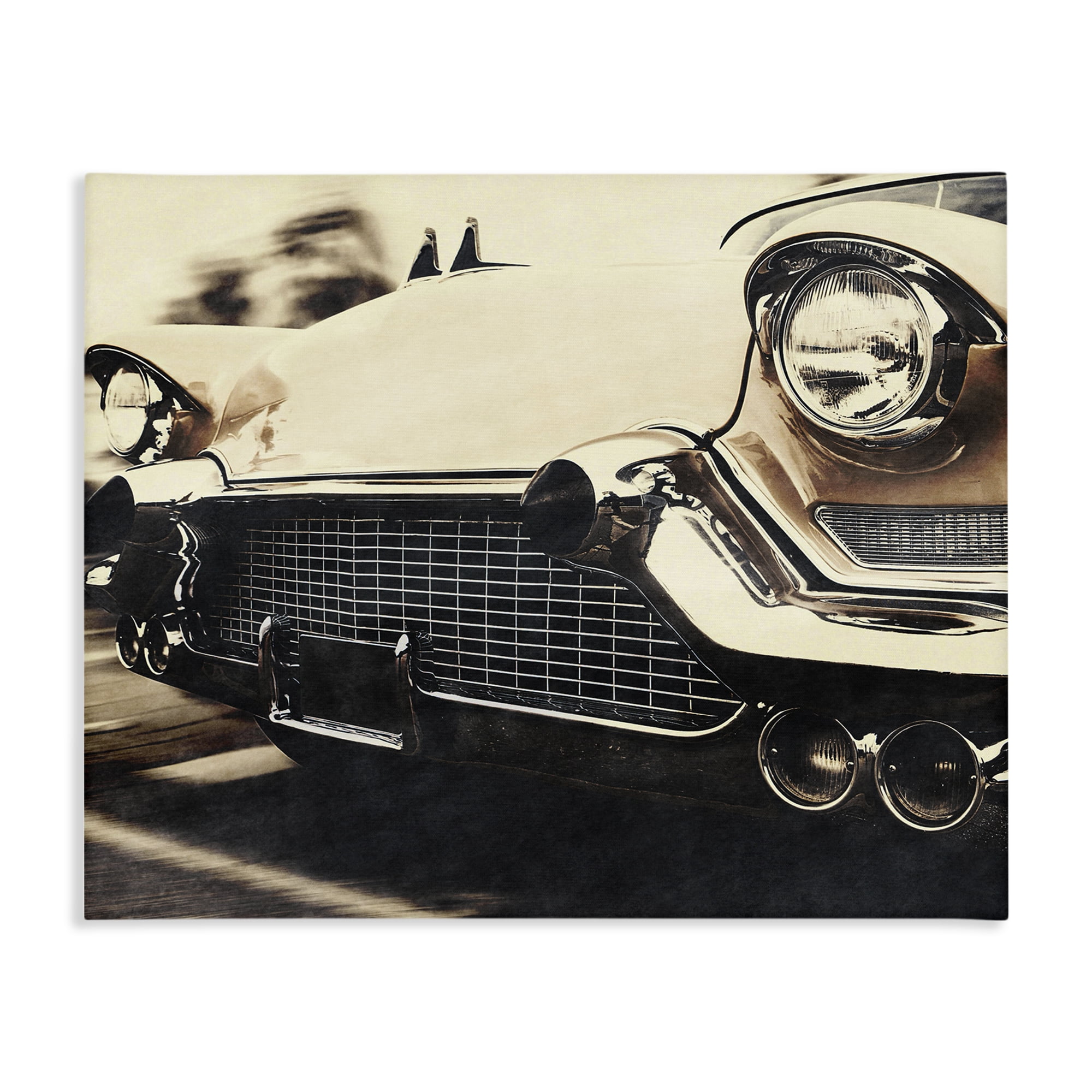 Stupell Industries Vintage Ride Headlights Canvas Wall Art, design by Marcus Prime