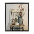thumbnail image 1 of Stupell Industries Vintage Rustic Things Neutral Painting Jet Black Framed Floating Canvas Wall Art, 16x20, by Cecile Baird, 1 of 5