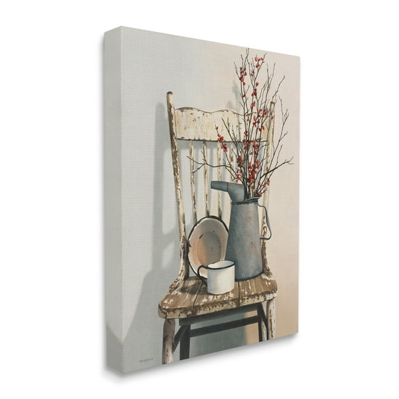 Stupell Industries Vintage Rustic Things Neutral Painting Super Canvas Wall Art by Cecile Baird