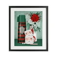 thumbnail image 1 of Stupell Industries Vintage Santa Mugs & Thermos Black Framed Print Under Glass design by Jilly Jack Designs, 16 x 13, 1 of 10